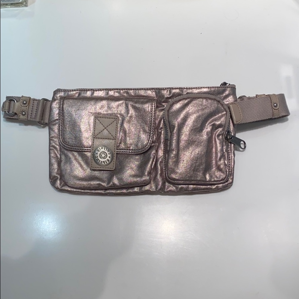 Kipling Metallic waist pouch